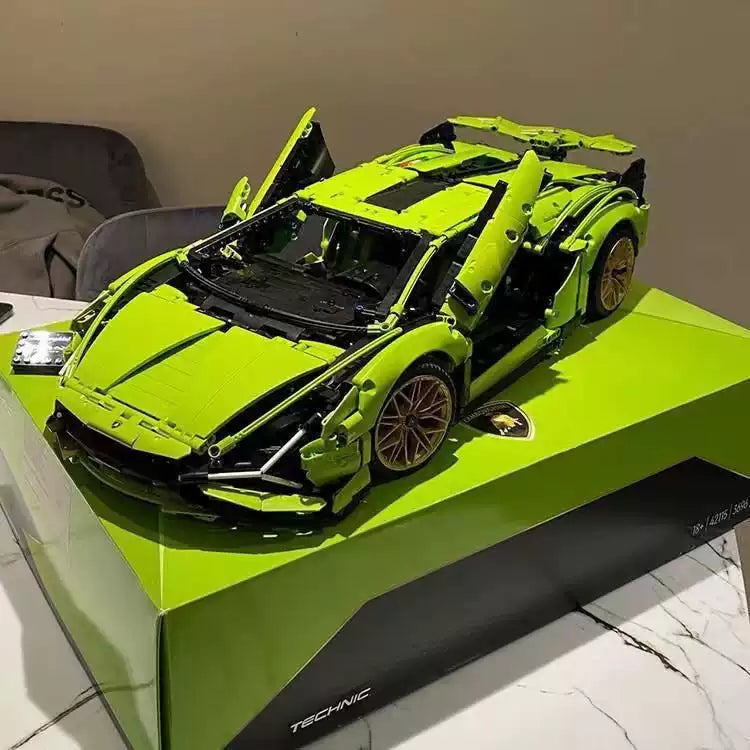 [N]  テクニック スーパーカー ランボルギーニ RCリモコン 高難度 組立ブロック模型 男の子向けギフト