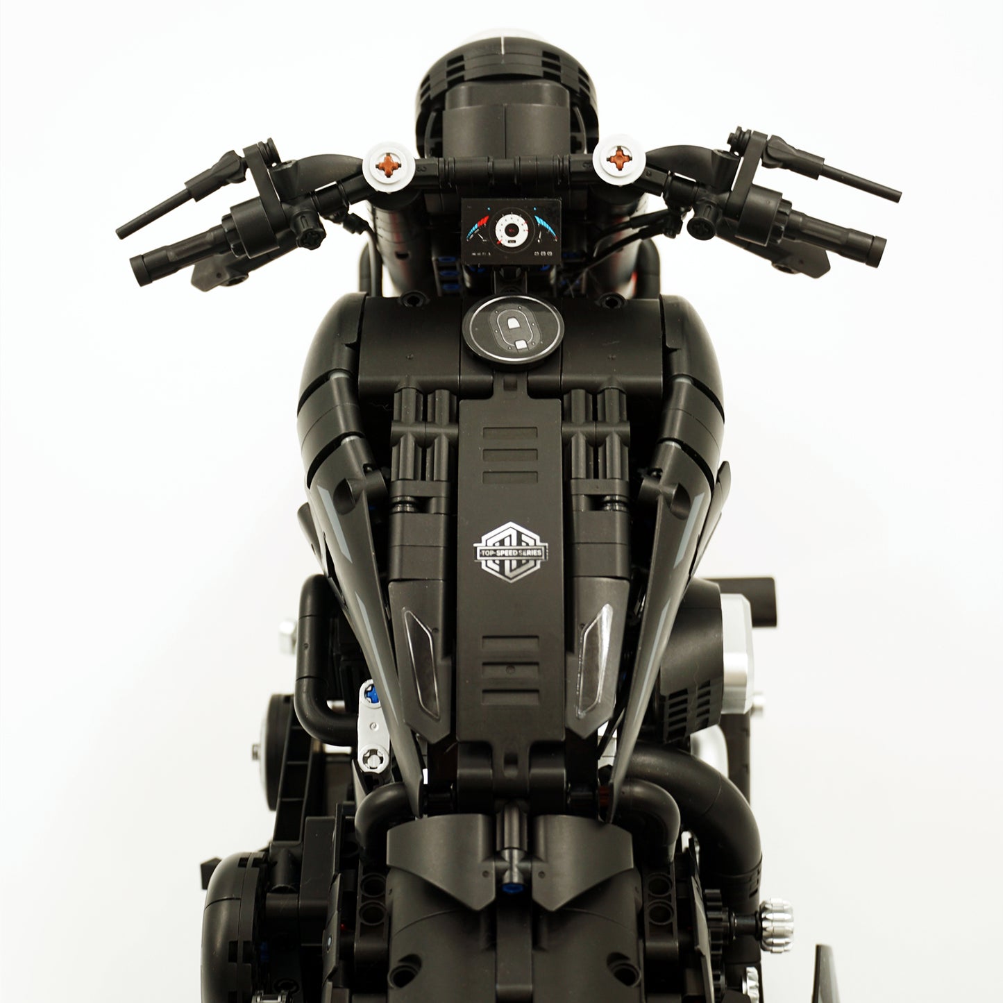 [N] 1:5スケール ハーレーX48 ブラックナイト メカニカルバイク組立ブロック模型