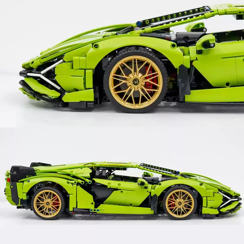 [N]  テクニック スーパーカー ランボルギーニ RCリモコン 高難度 組立ブロック模型 男の子向けギフト