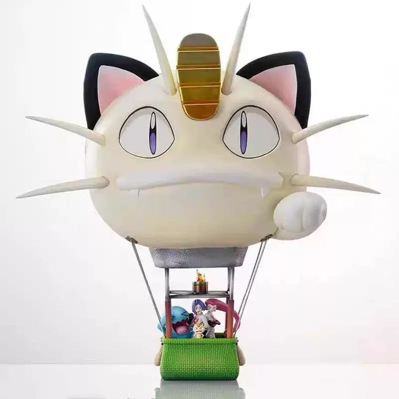 [N] ポケモン ニャース気球＆ムサシ・コジロウ GKフィギュア 新作モデル