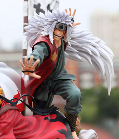 [N] NARUTO -ナルト- 絆と宿命 ナルト＆自来也＆波風ミナト GKスタチュー 大型フィギュア