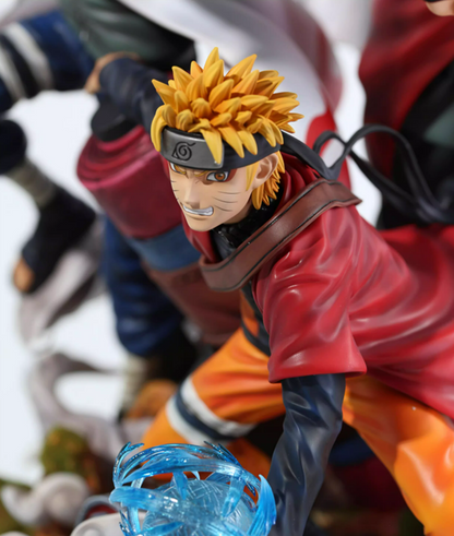 [N] NARUTO -ナルト- 絆と宿命 ナルト＆自来也＆波風ミナト GKスタチュー 大型フィギュア