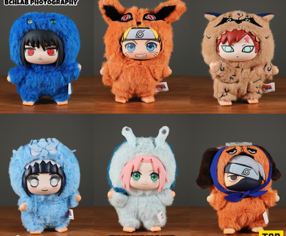 [N] NARUTO -ナルト- EAKI もふもふビーストパーティー ブラインドボックス（全7種＋シークレット）ナルト・サスケ・イタチ・サクラ・ヒナタ・ガアラ・カカシ ソフトビニール ぬいぐるみマスコット