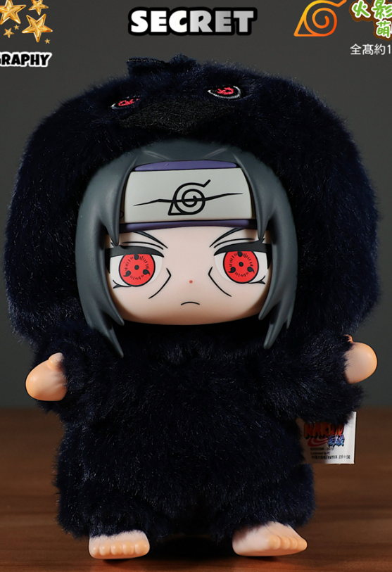 [N] NARUTO -ナルト- EAKI もふもふビーストパーティー ブラインドボックス（全7種＋シークレット）ナルト・サスケ・イタチ・サクラ・ヒナタ・ガアラ・カカシ ソフトビニール ぬいぐるみマスコット