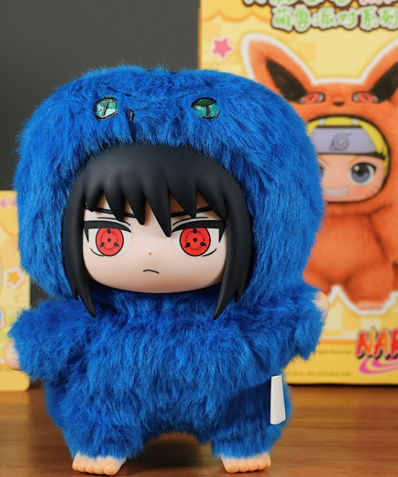 [N] NARUTO -ナルト- EAKI もふもふビーストパーティー ブラインドボックス（全7種＋シークレット）ナルト・サスケ・イタチ・サクラ・ヒナタ・ガアラ・カカシ ソフトビニール ぬいぐるみマスコット