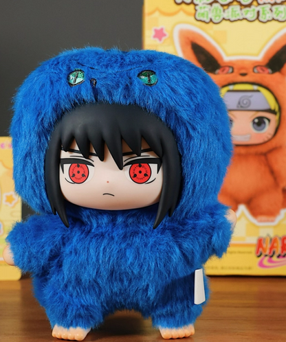 [N] NARUTO -ナルト- EAKI もふもふビーストパーティー ブラインドボックス（全7種＋シークレット）ナルト・サスケ・イタチ・サクラ・ヒナタ・ガアラ・カカシ ソフトビニール ぬいぐるみマスコット