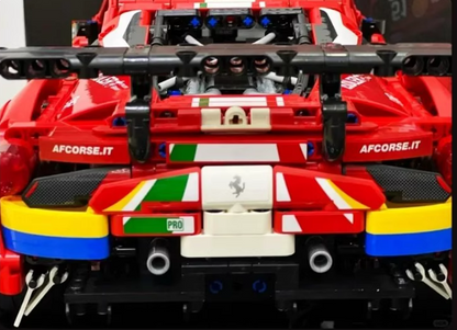 [N] 組立ブロックカー模型 コレクション用展示ボックス付きプレゼント