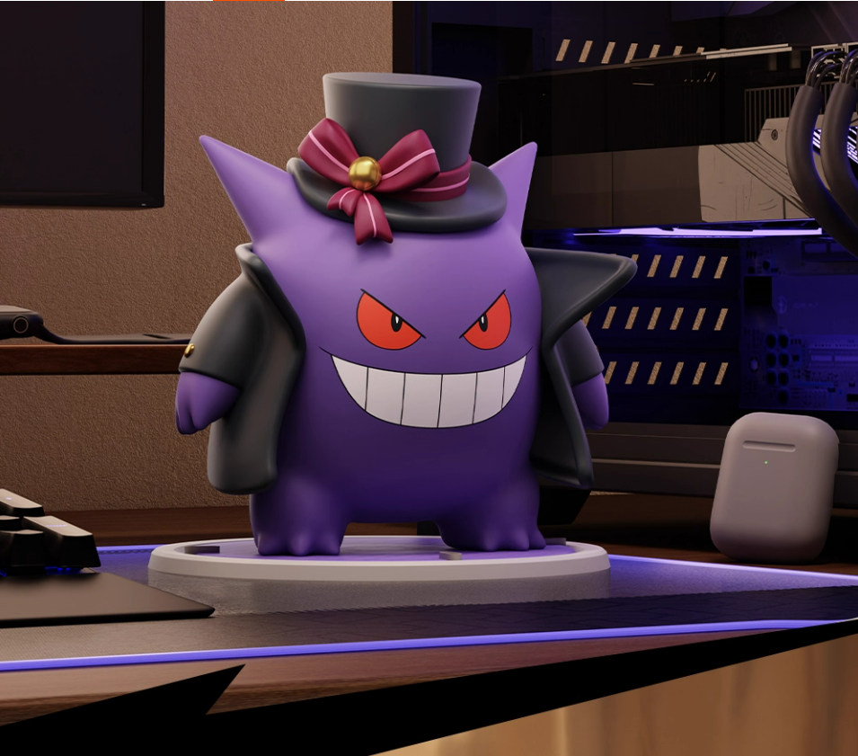 [N] ポケモン大集結・ゲンガー フィギュア コレクション潮玩モデル