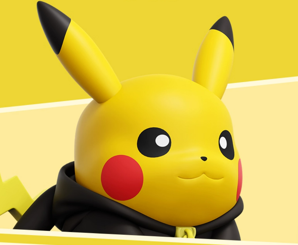 [N] ポケモン大集結・ピカチュウ フィギュア コレクション潮玩モデル