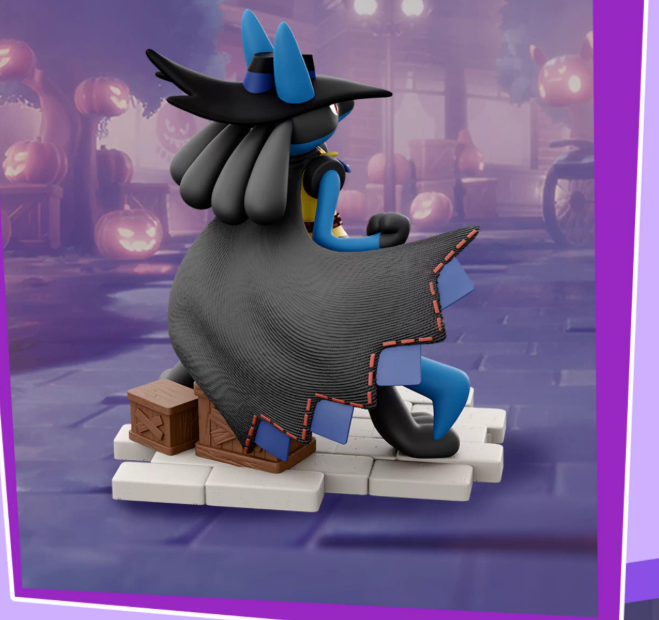 [N] ポケモン大集結・ルカリオ フィギュア コレクション潮玩モデル