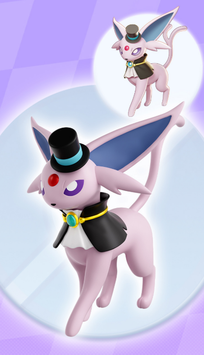 [N] ポケモン大集結・エーフィ フィギュア コレクション潮玩モデル