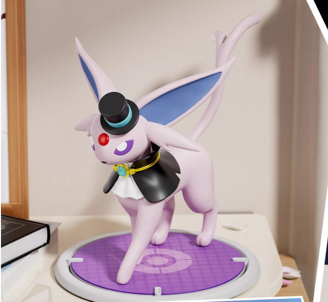 [N] ポケモン大集結・エーフィ フィギュア コレクション潮玩モデル