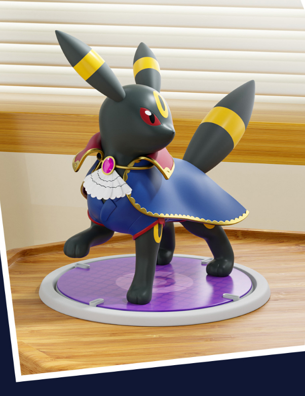 [N] ポケモン大集結・ブラッキー フィギュア コレクション潮玩モデル