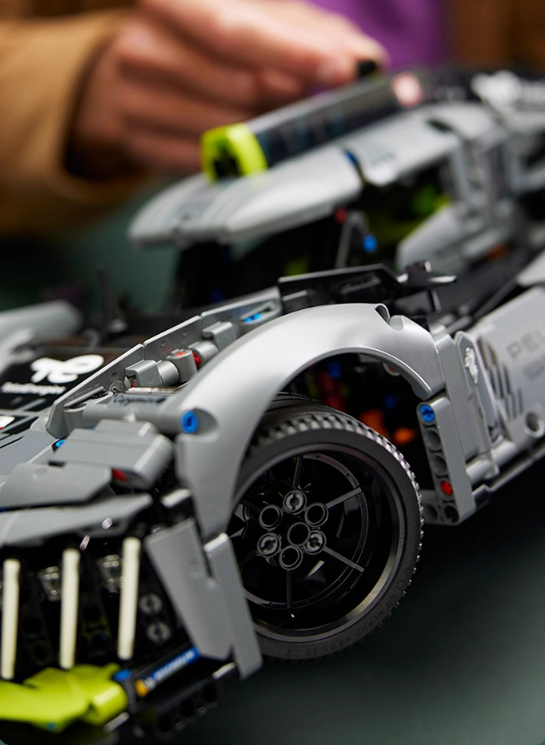 [N] プジョー9X8 ル・マン スーパーカー 高難度メカニカル組立ブロック ✨展示ボックス付きプレゼント✨